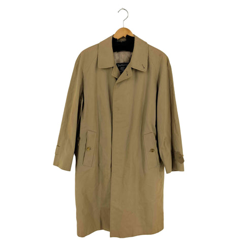 バーバリーズ BURBERRYS 70-80s 裏地ノバチェック ウールライナー 比翼 ステンカラーコート メンズ  34 REGULAR